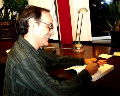 Mark Hathaway at the Toronto Book Launch event